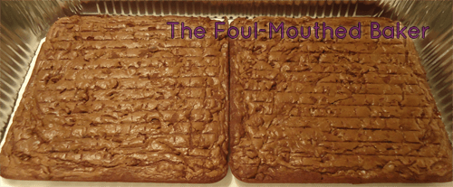 Check out the big ass brownie!