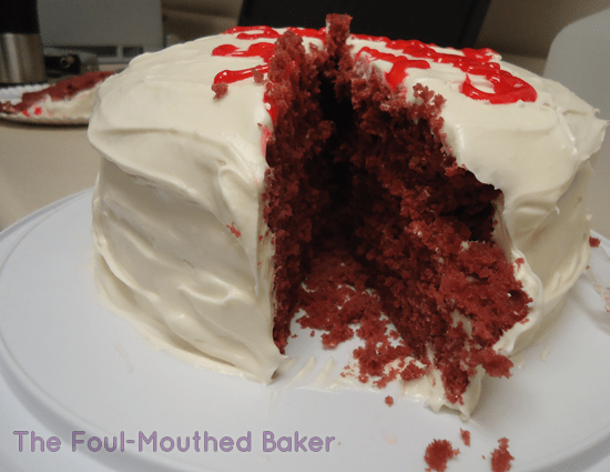 This cake was so gay. I mean, nommy. This cake was so nommy.