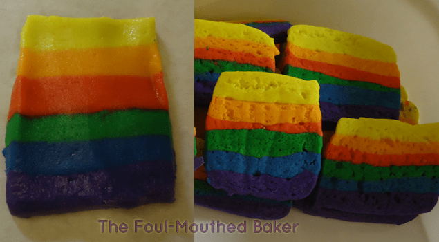 The freshly cut dough and finished product. Consume and feel fabulous!