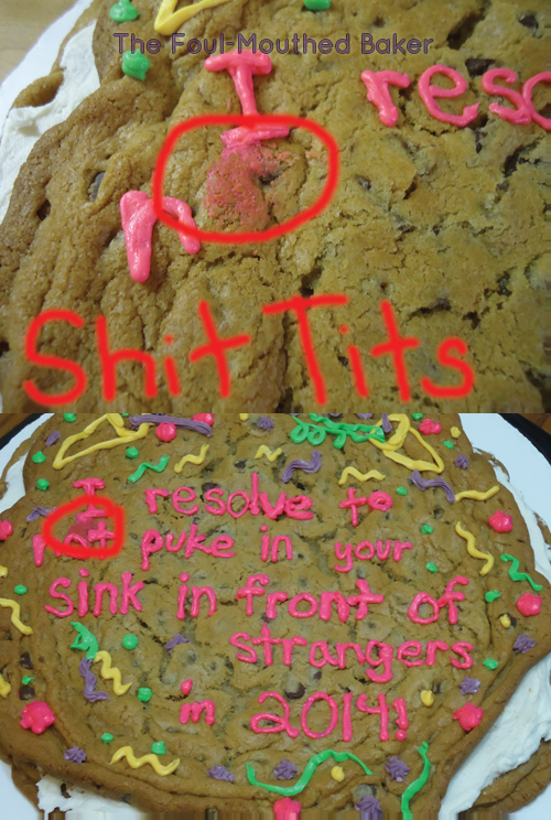 Shit Tits! No, I literally got this shit on my tits.