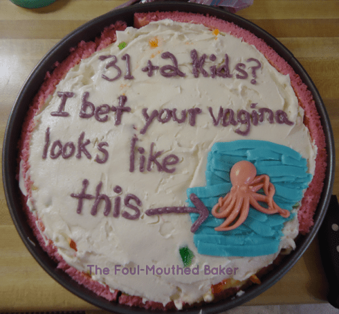 All vaginas have a beauty all of their own. I call this work of vaginal art OctoVag. 