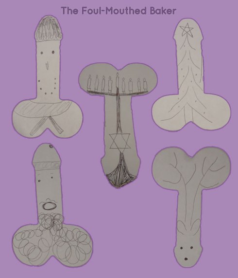 Check out Santa's Oh face.