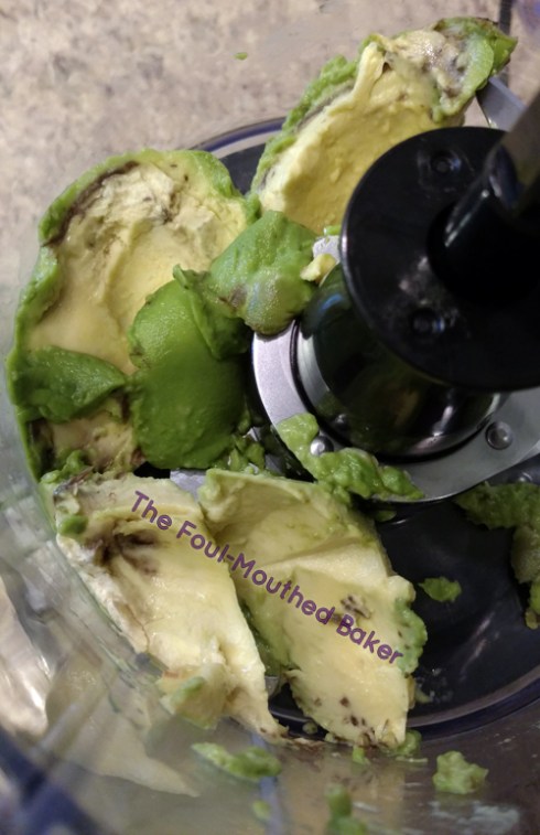 Put that avocado shit in the food processor.